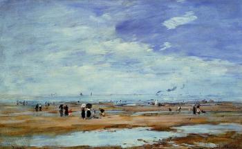 尤金 佈丹 Deauville, the Beach, Low Tide